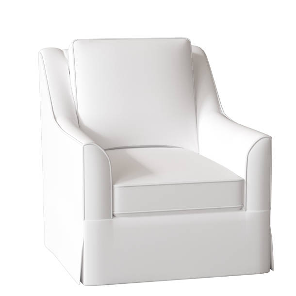 Rosecliff Heights Barbel Upholstered Swivel Armchair & Reviews Wayfair